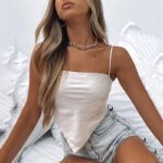 Women's Triangle Tube Top - Stylish Going Out Crop Top