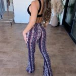 Women's Casual Slim Fit Printed Trousers - Image 11