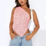 Women's Asymmetrical Sloped Neck Vest - Image 5