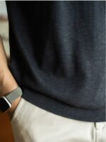 Mens Short Sleeve Polo Shirt with Modern Fit - Image 2