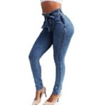Women's Fringed Jeans - Image 3