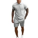 Men's Casual Slim Fit Short-Sleeved Suit - Image 2