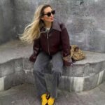 Women's Casual Long Sleeve Zipper Jacket - Image 10