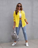 Women's Casual Ripped Shirt Jacket for Stylish Everyday Wear - Image 13