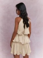 Women's Sleeveless Ruffled Midi Dress - Image 8