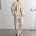 Men's Knitted Cardigan with Funnel Neck - Image 12