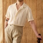 Men's Short-Sleeved Cuban Collar Shirt for Summer Style - Image 4