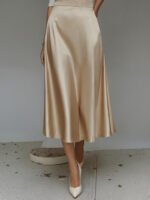 Women's Midi Skirt - Chic Commuter Skirt for Casual and Formal Wear - Image 6