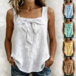 Women's Square-Neck Tank Top for Summer Casual Wear