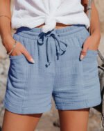 Women's High-Waisted Wide Leg Short Pants - Image 4
