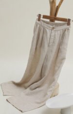 Womens High Waist Wide Leg Pants with Relaxed Fit - Image 5