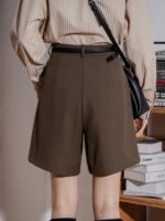 Women's High Waist Straight Cropped Pants - Image 3
