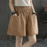 Women's Casual Loose Straight-Leg Cargo Shorts - Image 4