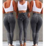 Women's Fringed Jeans - Image 6