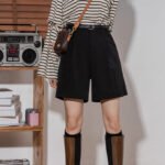 Women's High Waist Straight Cropped Pants - Image 4