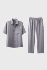 Men's 2-Piece Shirt and Relaxed Pants Set