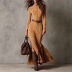 Womens Elegant Maxi Dress with Side Slit - Image 4