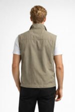 Men's Lightweight Bodywarmer with Stand-up Collar - Image 3