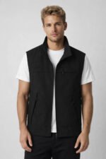 Men's Lightweight Bodywarmer with Stand-up Collar - Image 5