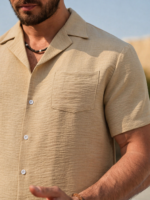 Men's Casual Summer Shirt and Shorts Set - Image 4