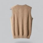 Men's V-Neck Layered Cardigan for Versatile Styling - Image 2
