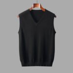 Men's V-Neck Layered Cardigan for Versatile Styling - Image 8
