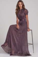 Women's Lace-Spliced High-Neck Maxi Dress - Image 5