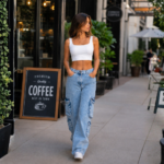 Women's Baggy Cargo Pants with Wide Legs