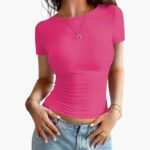 Women's Fitted Short Sleeve T-Shirt - Image 11