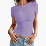 Women's Fitted Short Sleeve T-Shirt - Image 14