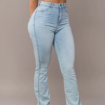 Women's High Waist Flare Jeans