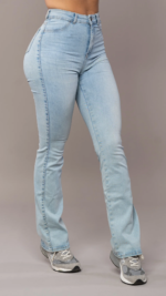 Women's High Waist Flare Jeans - Image 3