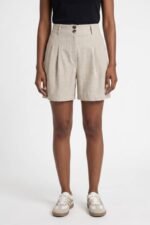 Women's High Waist Shorts with Side Pockets - Image 2