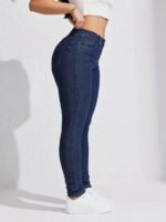 Women's High Waist Skinny Jeans with Five-Pocket Design - Image 7