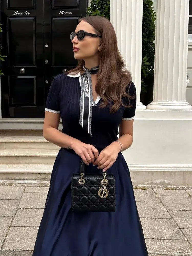 Women's Elegant Knit Polo Top - Image 5
