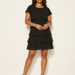 Women's Layered Ruffle Dress
