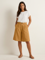 Women's Linen Look Bermuda Shorts - Image 14