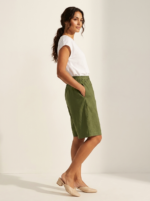 Women's Linen Look Bermuda Shorts - Image 4