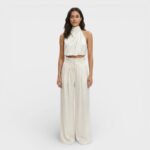 Women's Top with Wide Pants Set - Image 3