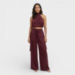 Women's Top with Wide Pants Set - Image 4
