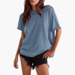 Women's Loose-Fit Short Sleeve T-Shirt - Image 7