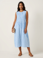 Women's Sleeveless Printed Midi Dress for Summer - Image 4