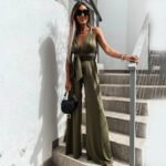 Women's Slim Fit Denim Jumpsuit