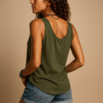 Women's Tank Top Airy V-Neck Sleeveless Summer Style - Image 9