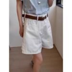 Women's Cropped Relaxed-Fit Bermuda Shorts