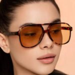Women's Oversized Tortoiseshell Sunglasses