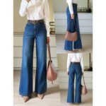 Women's 3D Effect Jeans - Stylish Casual Denim - Image 2