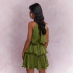 Women's Sleeveless Ruffled Midi Dress - Image 2
