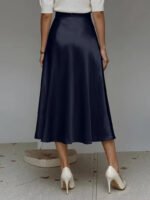 Women's Midi Skirt - Chic Commuter Skirt for Casual and Formal Wear - Image 2