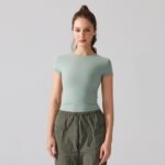Women's Quick-Drying Yoga T-Shirt for Active Lifestyle - Image 2